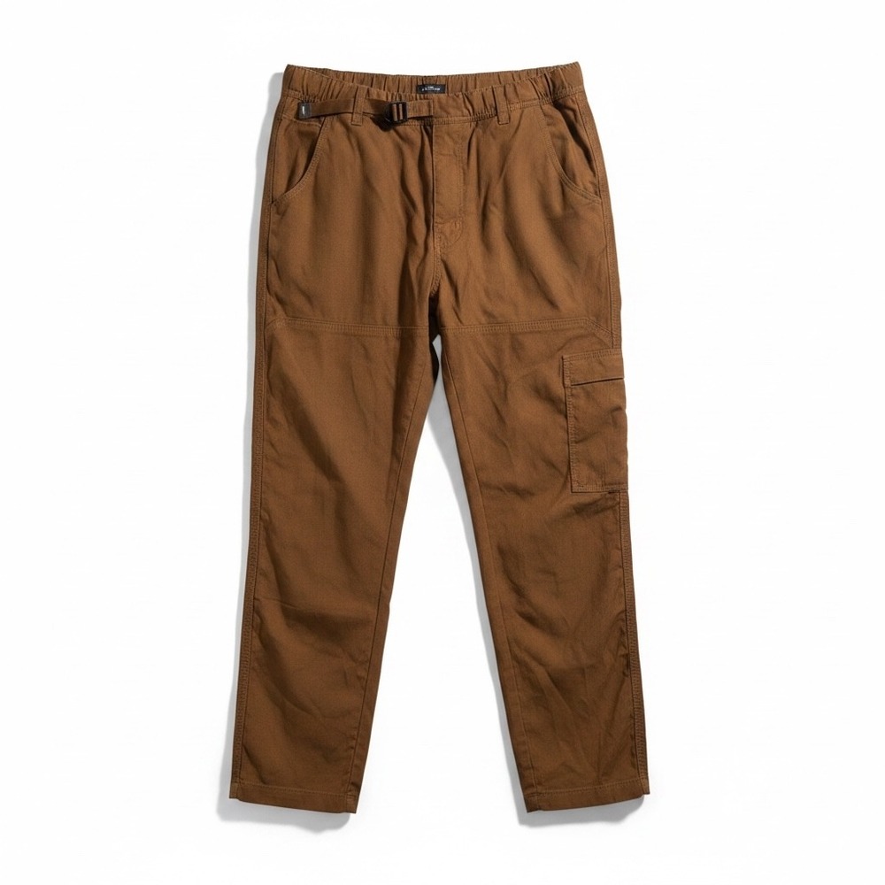prAna Hiking Cargo Pants Brown Medium Built-in Belt Standard Fit